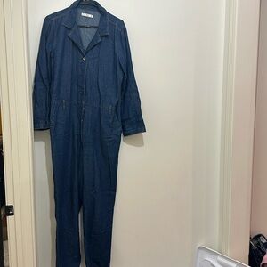 Mango denim jumpsuit size L